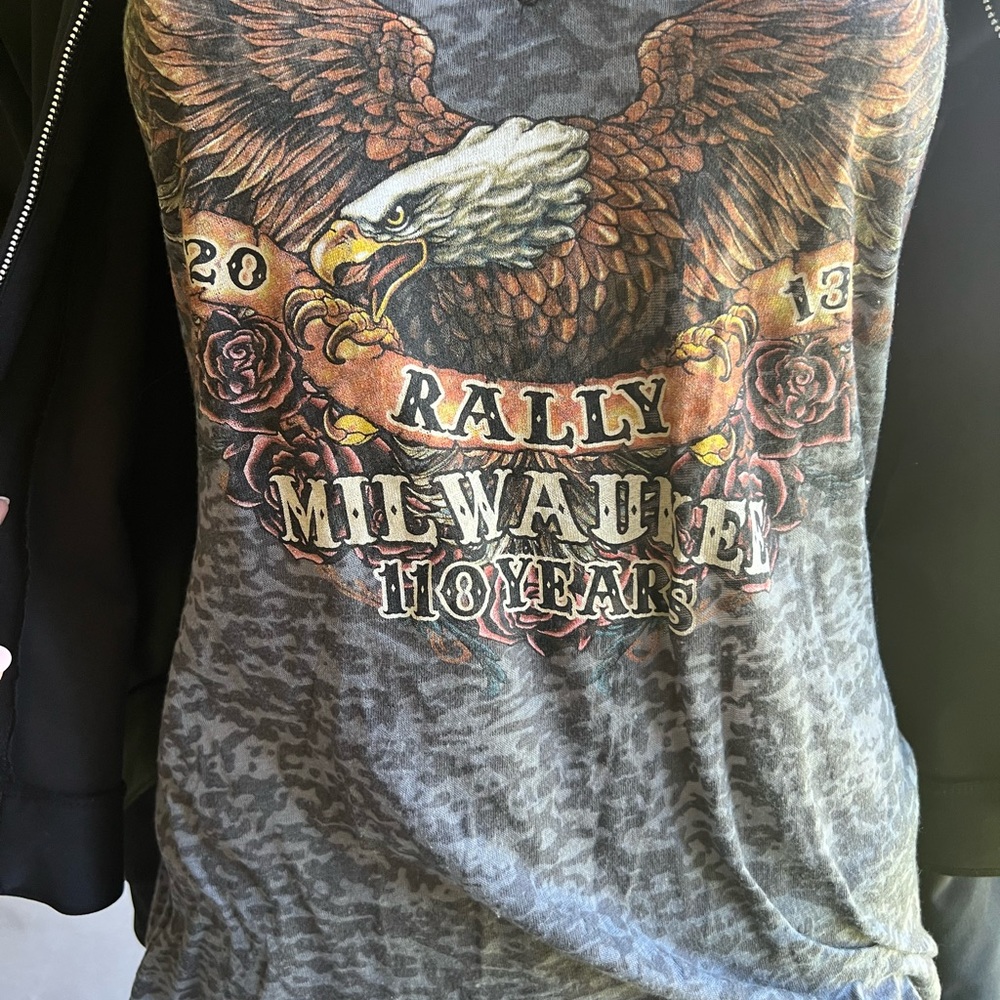 Harley Davidson 110 th t shirt